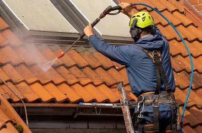 Démoussage et hydrofuge de toiture à Castétis